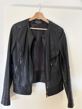 Woman Real leather jacket size S made in Italy 