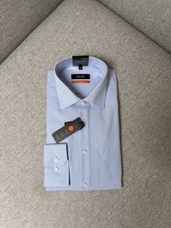 Seidensticker Hemd Gr. 38 Slim Fit, hellblau, NEU & OVP!