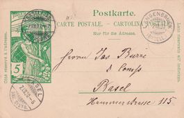 Ganzsachen Schweiz: Bilderpostkarte
