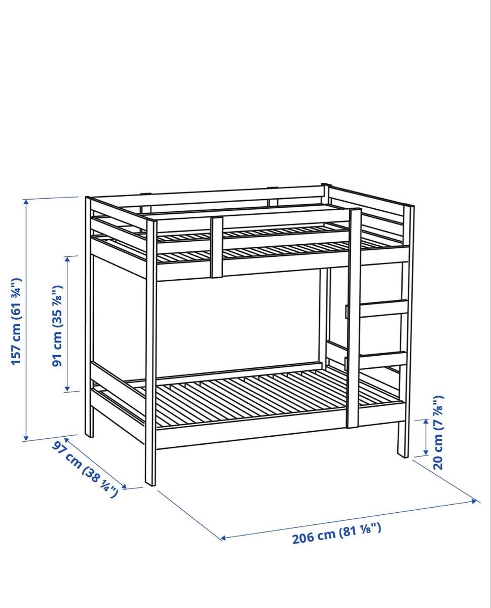 Betten: Ikea MYDAL Hochbett 90x200 – Gebraucht aus Bülach von air_2v9v 1