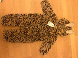 Overall Leopard Faux Fur NEU
