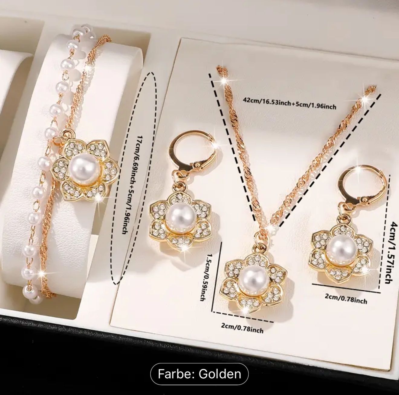 Armbänder & -reifen: 4er-Set Böhmisch elegante und  Schmuck-Set – Neu und originalverpackt aus Kehrsatz von Matumbaaa