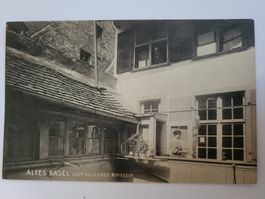 Altes Basel Zum Goldenen Ringlein Ansichtskarte R2