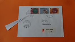 LES JEANNETS/NE R-Brief Letzttag sehr selten !!  19.4.83  29