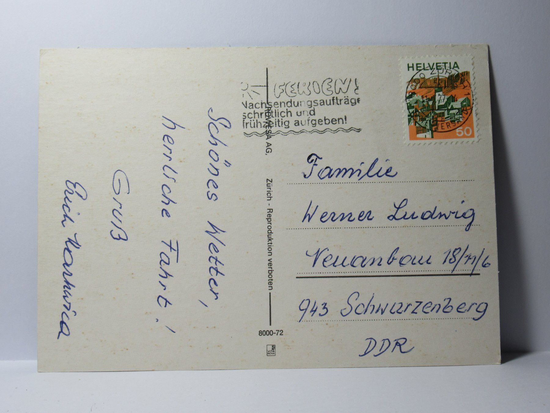 Cartoline postali: Zürich – Usato da Grenchen venduto da frechri 1
