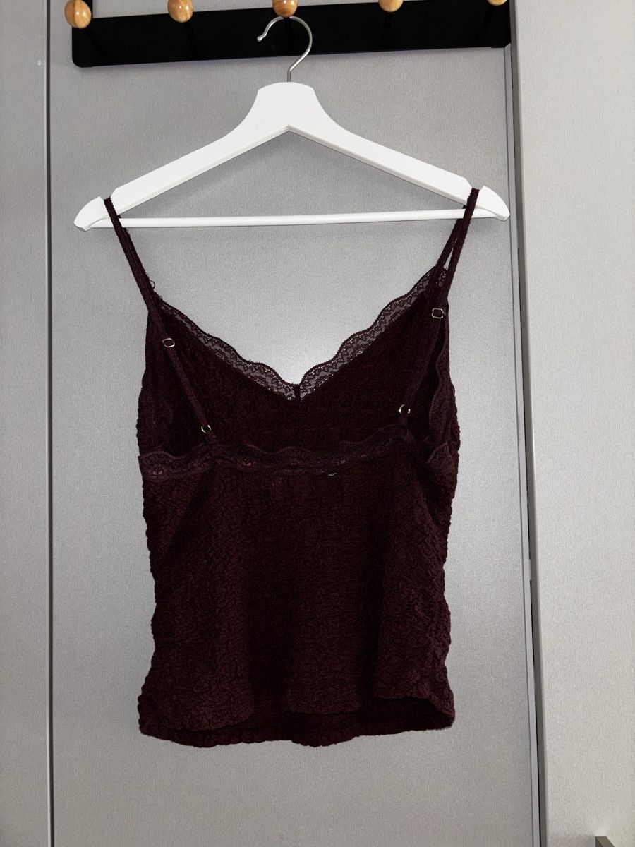 Pull&Bear Tops: Top Pull&Bear dunkelrot Grösse L – Gebraucht aus Muri b. Bern von melissaluna 1