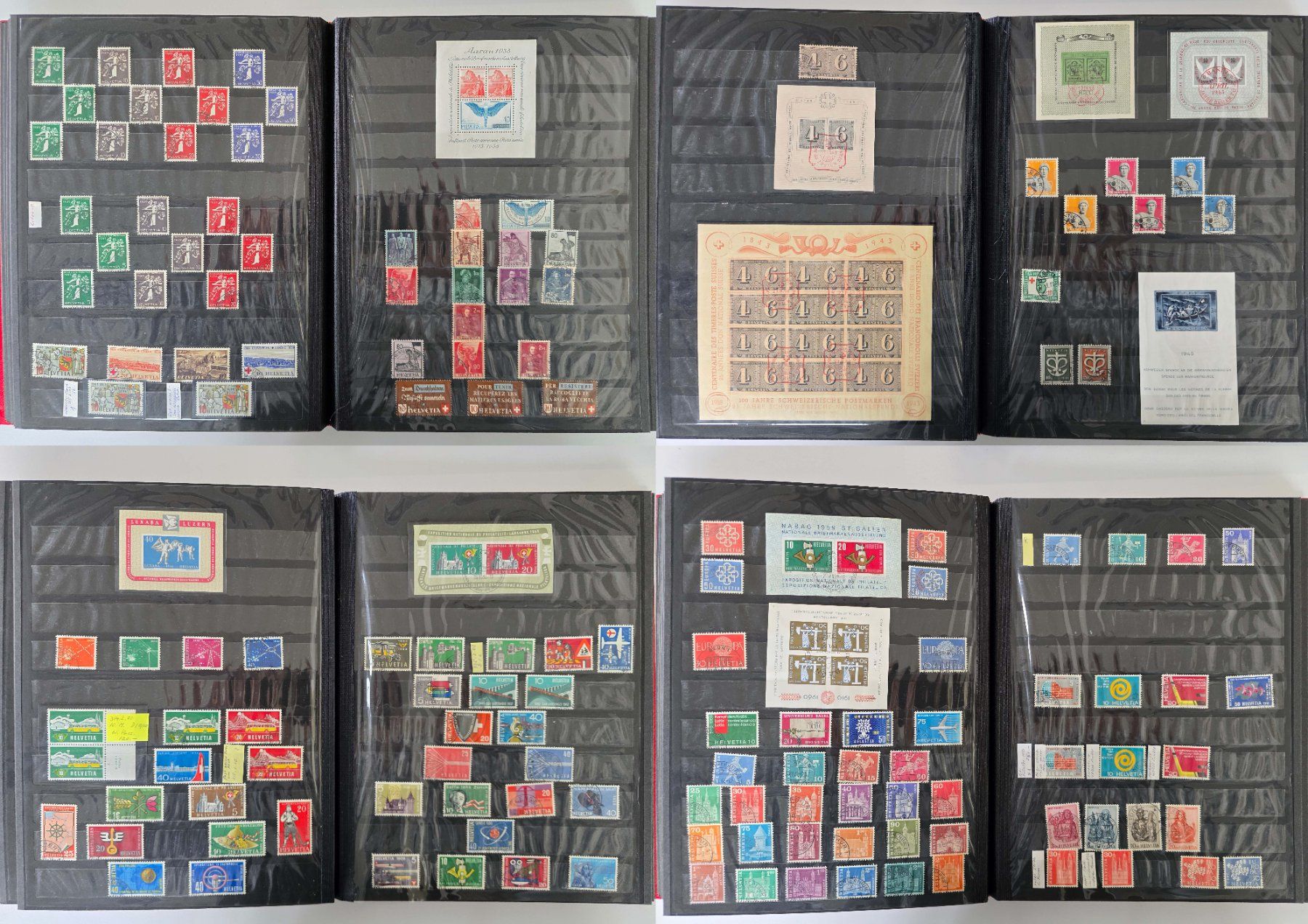 Alle Briefmarken: Briefmarken-Sammlung Schweiz 1850-1978 – Gebraucht aus Heerbrugg von Swissphila 6