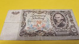 20 Schilling Banknote von 1950. Haydn, Sammlerstück Top!
