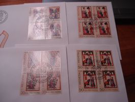 Pro Patria 1988, FDC Satz + 4erblocks, Mittelalter