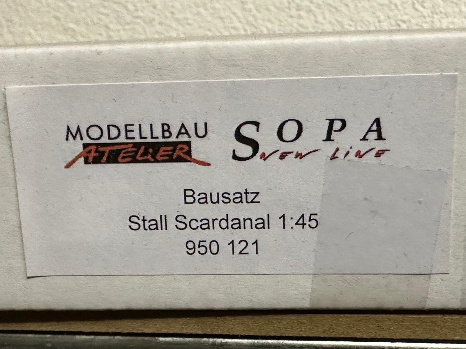 Bemo Modellini di ferrovie: Sopa Stall Cardanal Spur 0m – Nuovo (secondo la descrizione) da Dagmersellen venduto da FBM-Bacheli