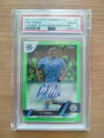 Topps Phil Foden Auto-Neon Green Ref PSA10