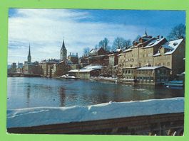 Zürich, Fraumünster, St.Peterskirche und Schipfe