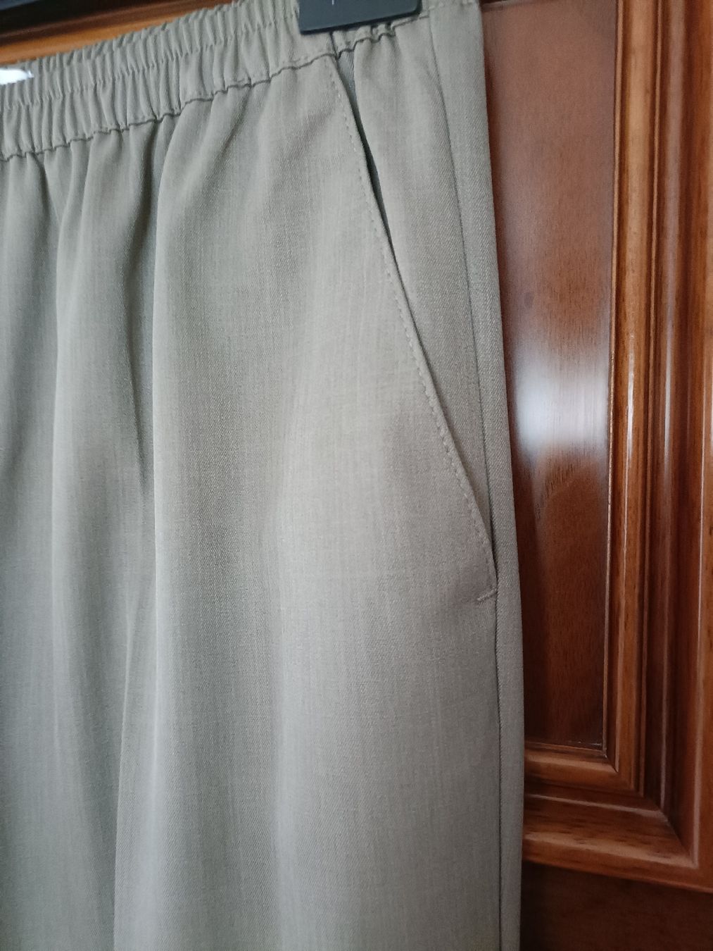 Pantaloni: Steilmann Edition,  leichte Sommerhose, Khaki, Gr. 40 – Usato da Sargans venduto da Polifemo58 1