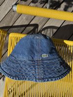 Lacoste Bucket Hat Denim, Grösse M, neu und ungetragen