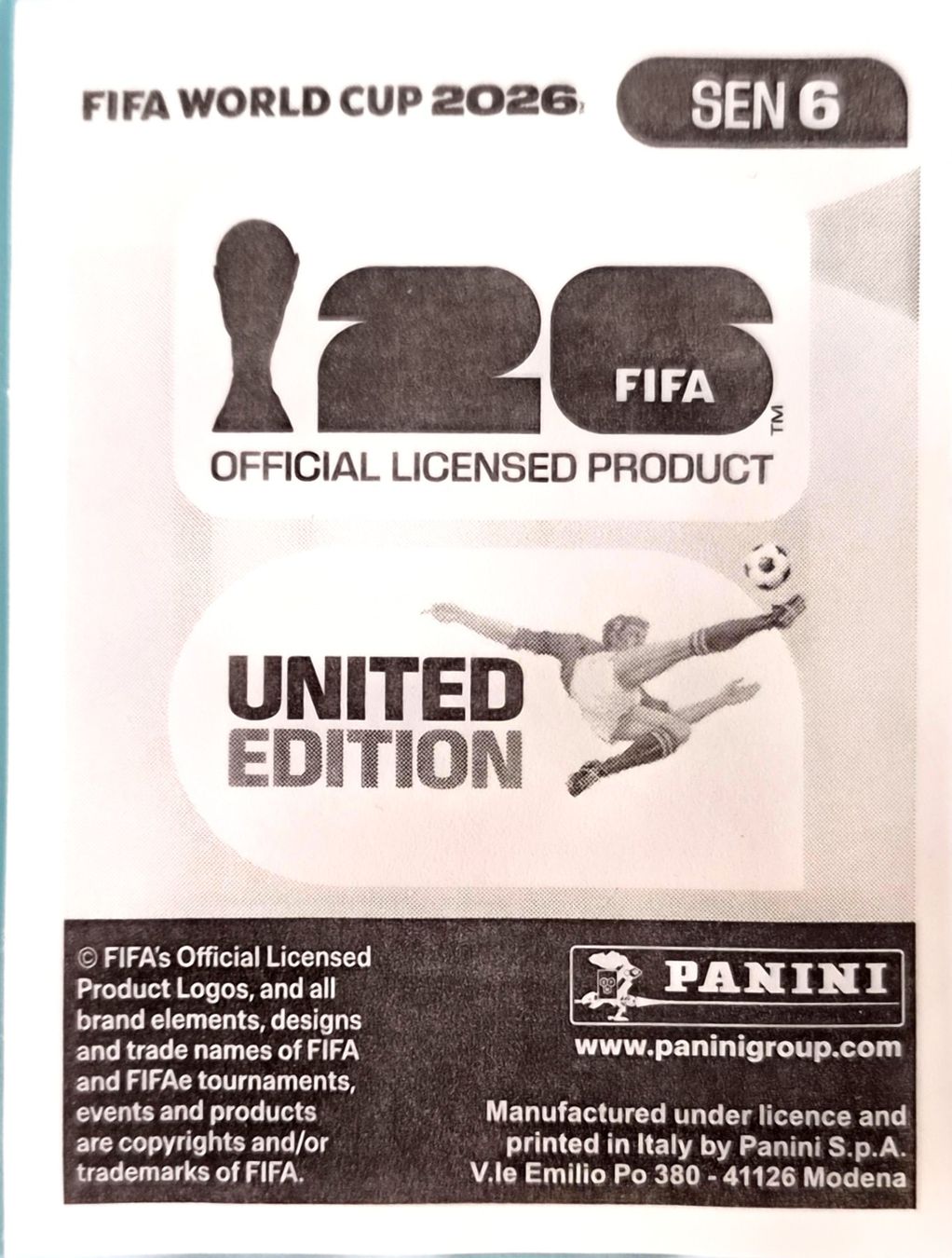 Panini Carte collezionabili: Carte FIFA World Cup 2026 SEN 6 – Usato da Clarens venduto da rim_g98y 1
