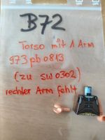 Legofigur   Torso mit 1 Arm  zu SW0302 /B72