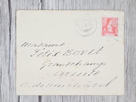 CL13 Enveloppe + Timbre Suisse 1909