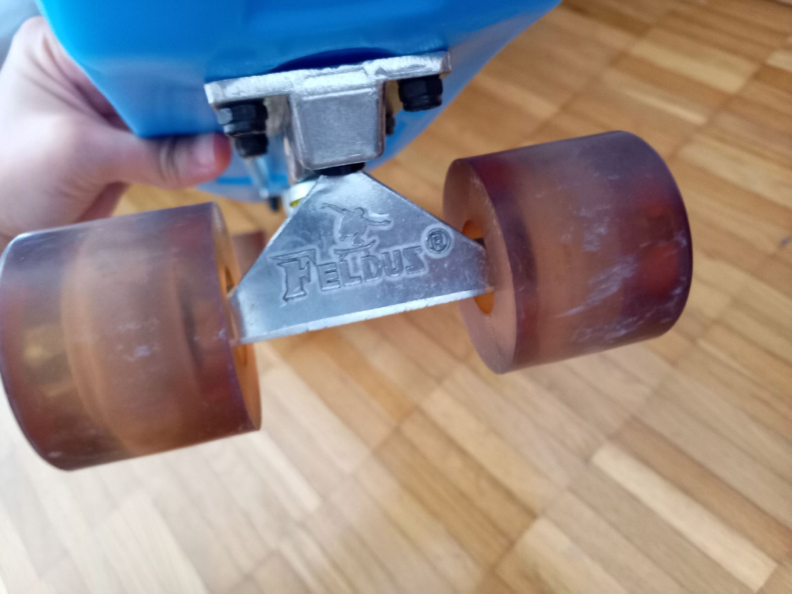 Penny Skateboards Skateboards: Feldus Pennyboard blau mit Tasche und LED Set – Neu (gemäss Beschreibung) aus Stäfa von krp54 4