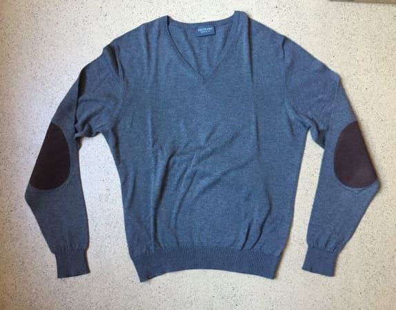 Pelikamo Maglioni & Felpe: PELIKAMO V-Pullover mit Ellbogen Patches – Usato da Zürich venduto da ClosetQueen