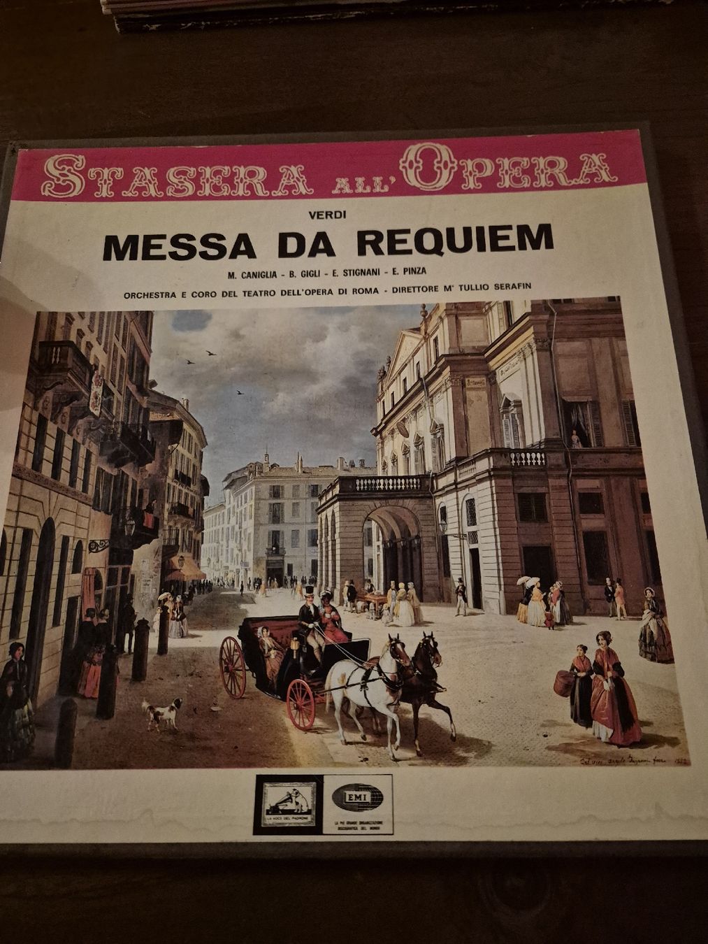 Dischi in vinile: Verdi - Messa da Requiem, Schallplatte, Dirigent Tullio.  – Usato da Grandval venduto da JeroenK