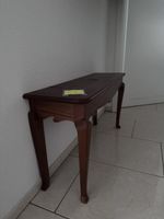 Konsolentisch braun Holz mit 4 Beinen