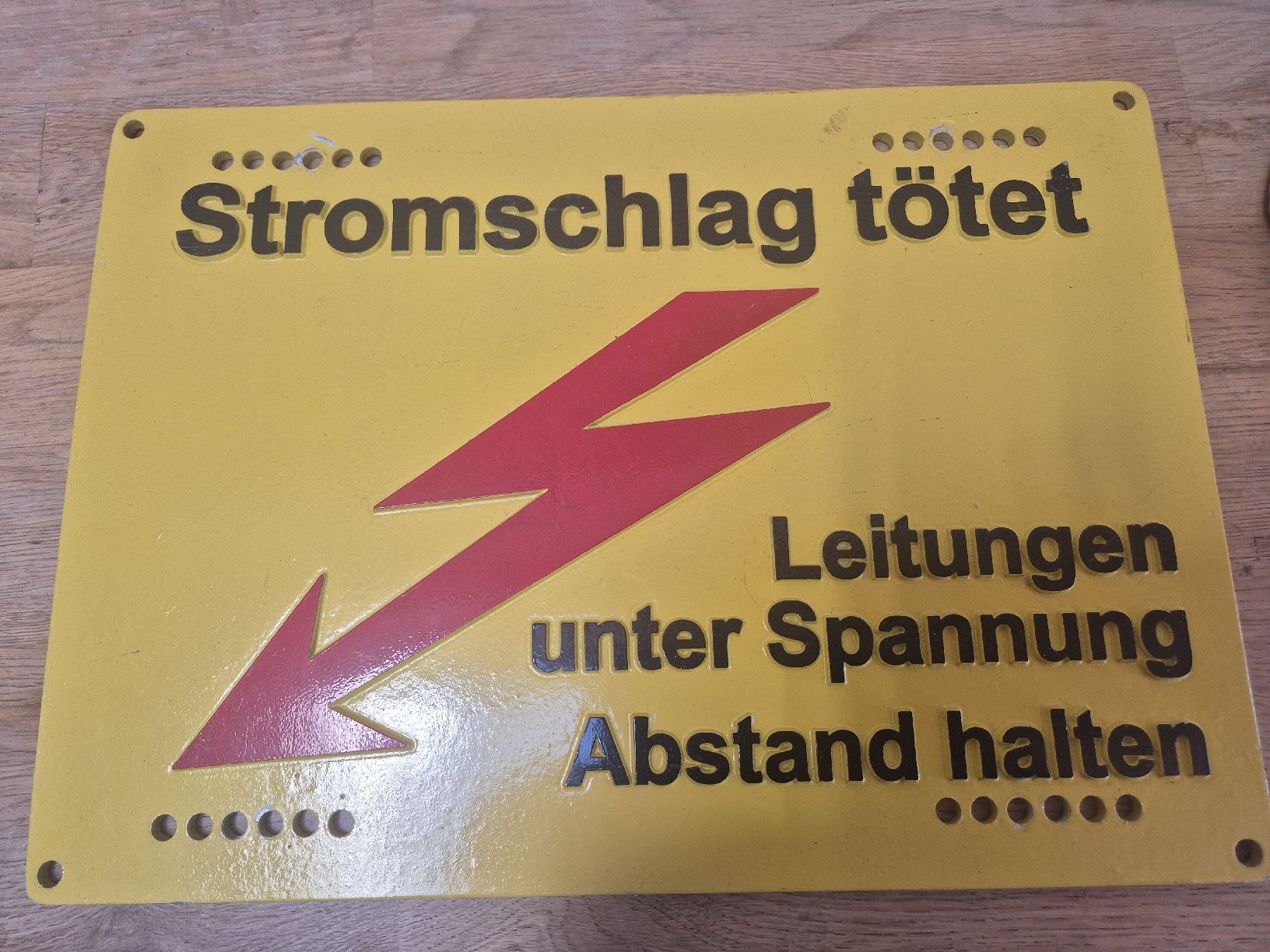 SBB/CFF/FFS Ecriteaux: Original Warnschild SBB – Neuf (Voir description) à Heimenschwand par shala13