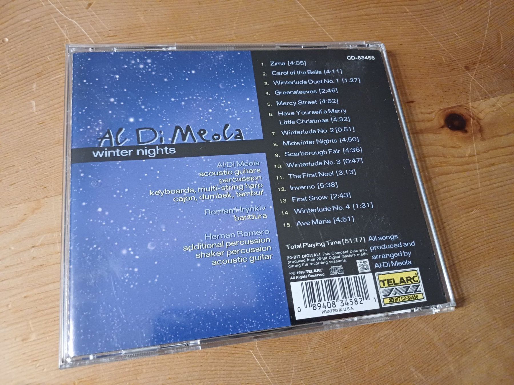 CDs: Al Di Meola: Winter Nights – Gebraucht aus Jona von Rreto71 2