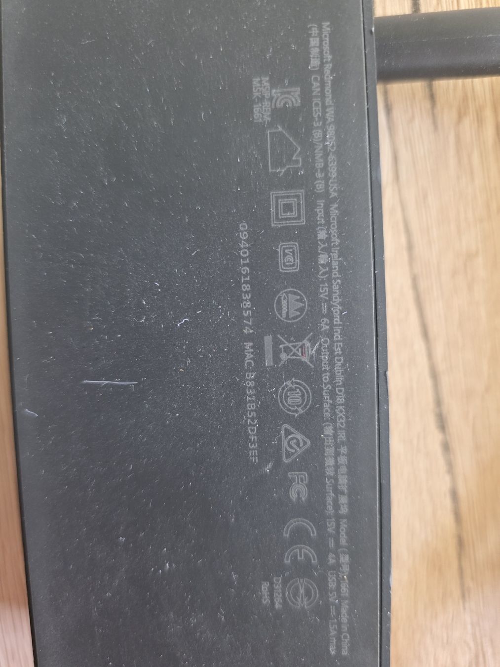 Microsoft Docking station: Surface Ladegerät Doking Station Microsoft – Usato da Affoltern am Albis venduto da DM-3 5