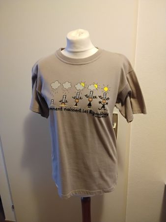 T-shirt beige «Comment naissent les Bigoudines» taille S