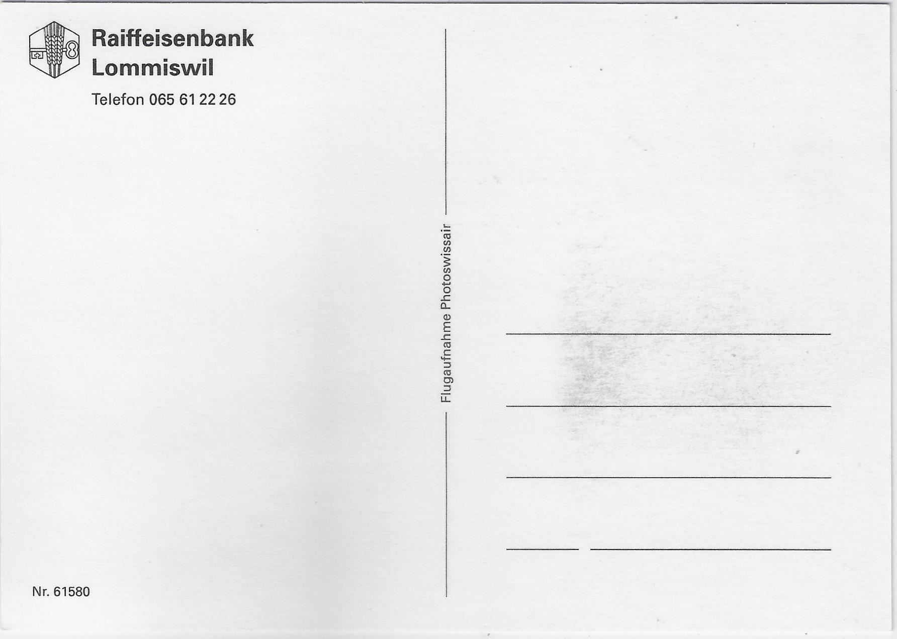 Cartoline postali: Flugaufnahme Lommiswil SO – Usato da Ettingen venduto da Kartenplanet 1