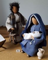 Schwarzenberger Krippenfiguren 27cm Gruppe Maria/Josef N9