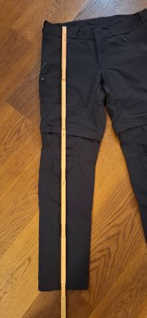 Wanderhose Quechua schwarz abzippbar Grösse L Damen