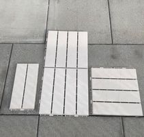 Terrassenplatten hellgrau für 38qm
