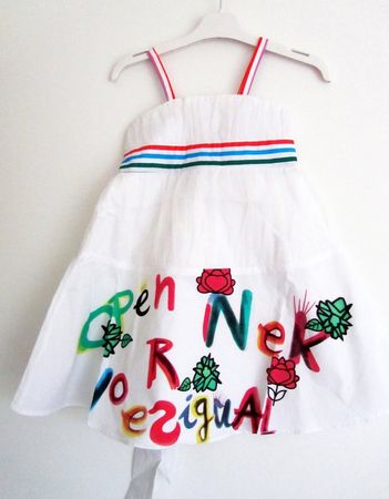 Baby Sommerkleid Girl summer dress Gr. 2 (85-90 cm)