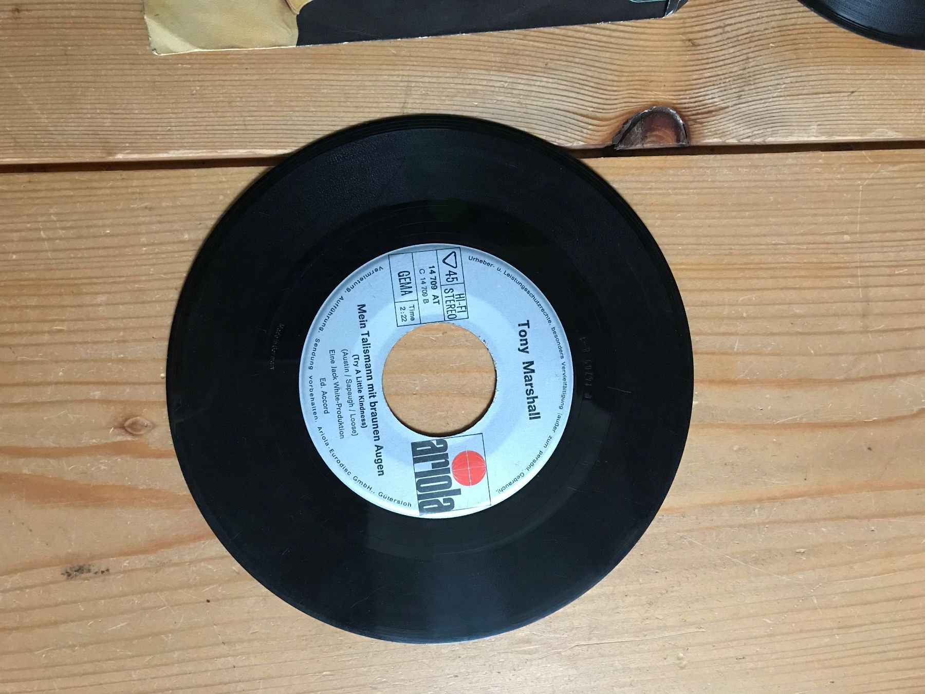 Dischi in vinile: single tony marshall, 2 singles eine hülle – Usato da liestal venduto da makai05 2