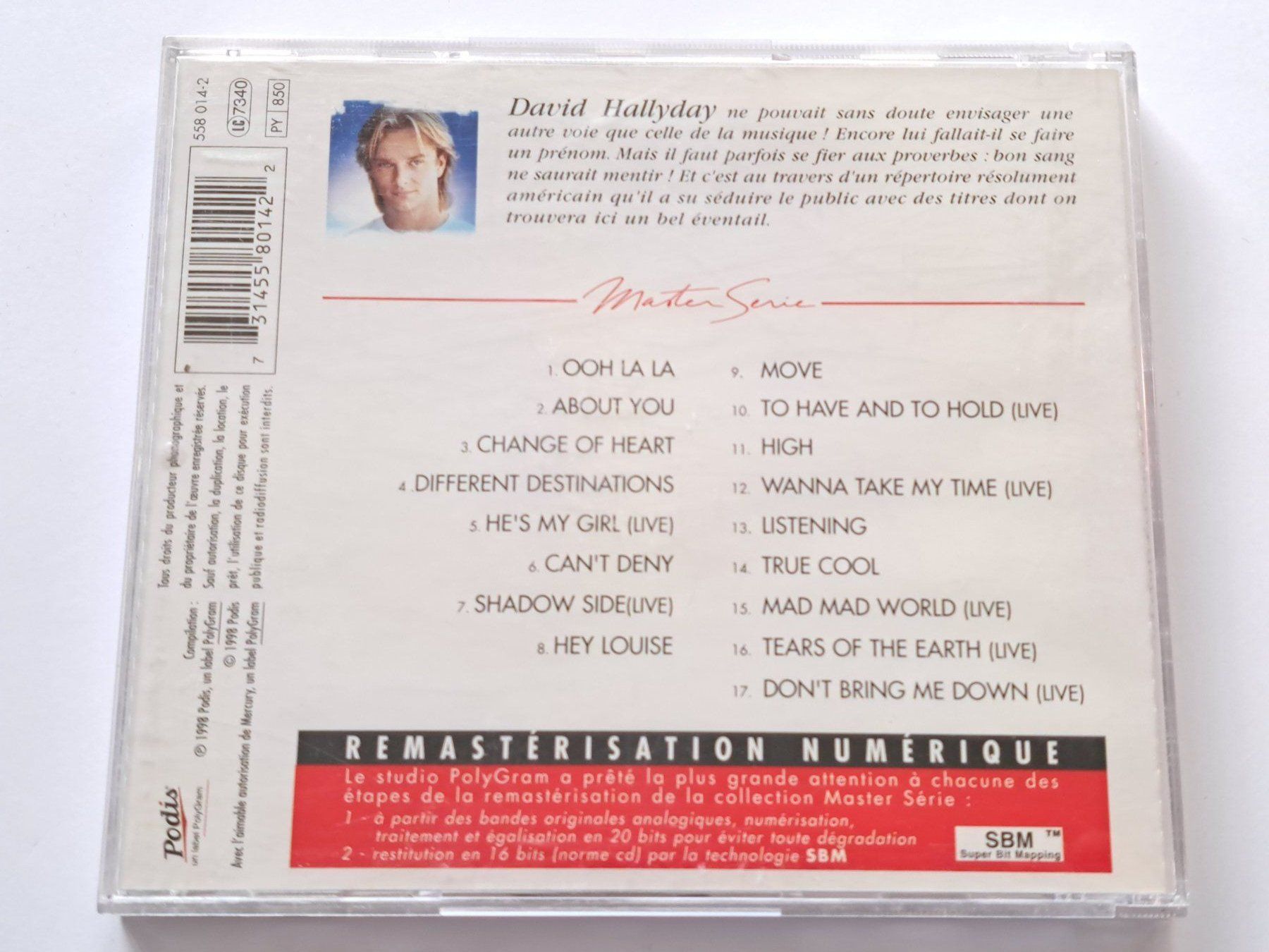 CDs: Cd Master Série - David Hallyday  – Gebraucht aus Pully von bro_n52j 1