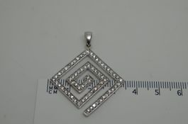 Pendentif argent 925 avec cz4.3 grammes