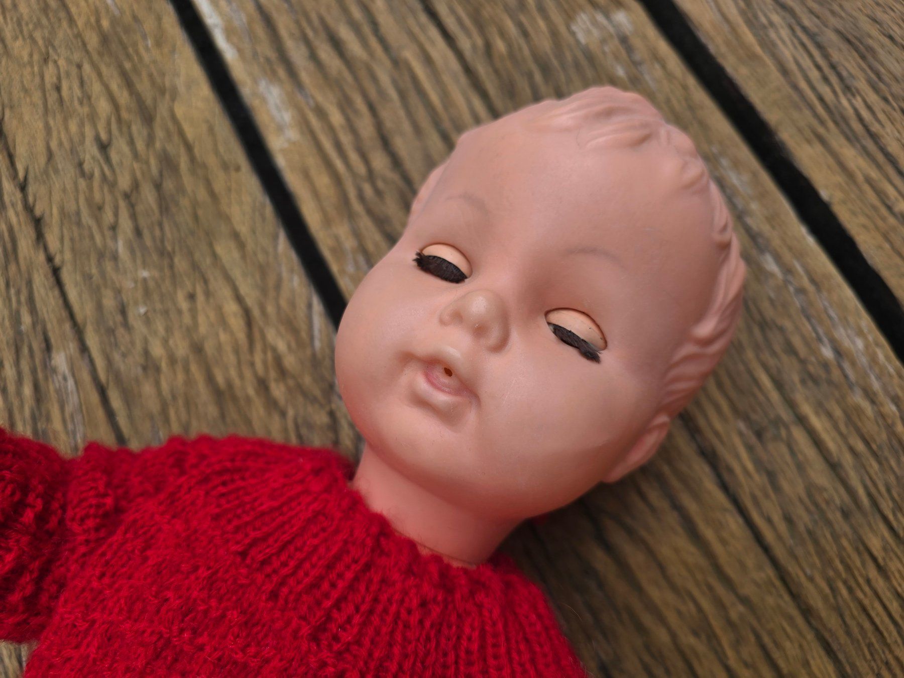 Bambole: vintage Puppe mit Kleidung – Usato da Romanshorn venduto da Rachacha 1