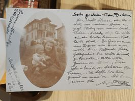 Echt Photo Karte / Villa Belmonte Locarno Muralto - 1908