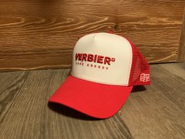Verbier Pure Energy Trucker Cap — Red/White
