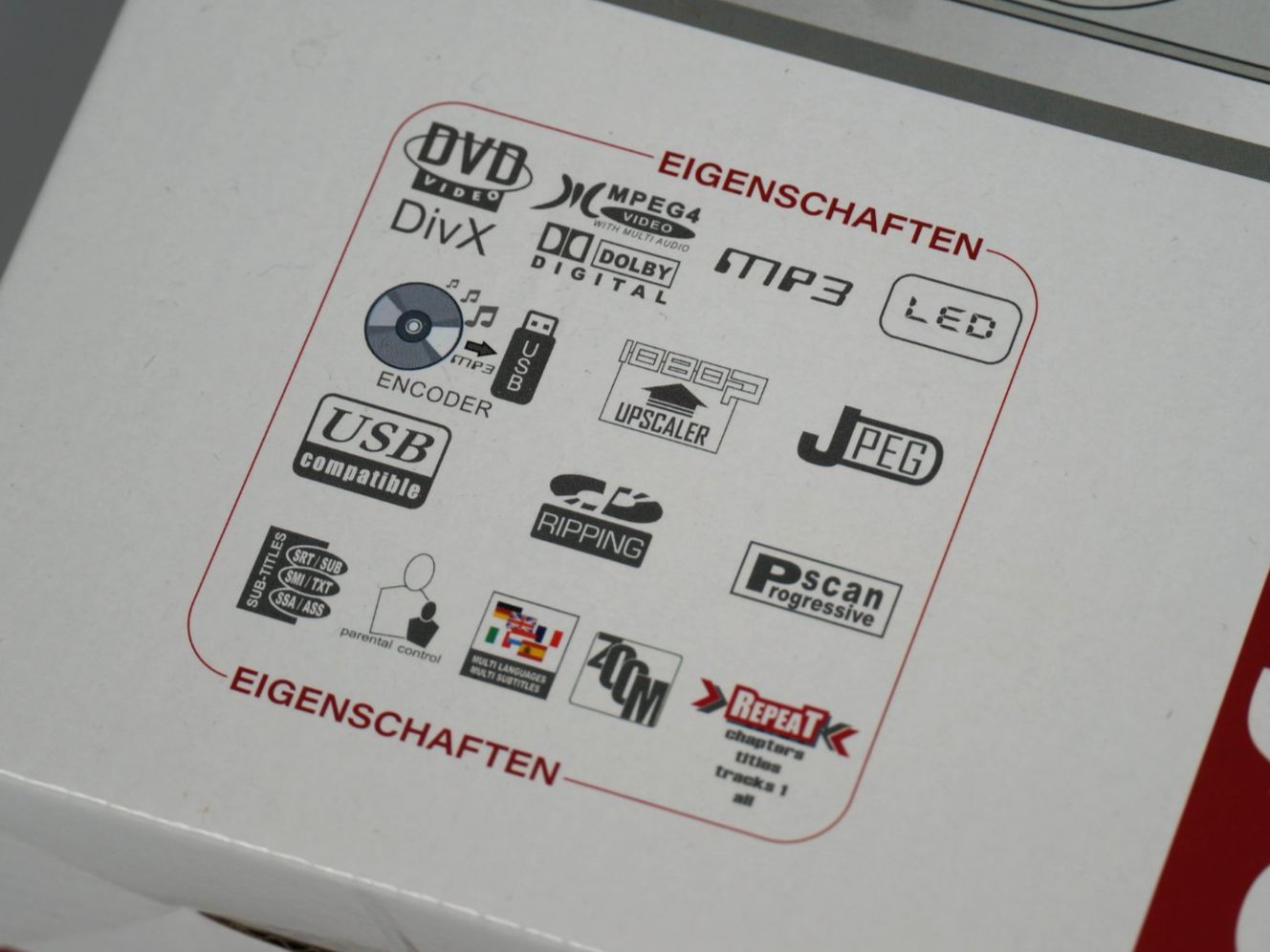 Sistemi audio & multimediali: DVD-Player SL2252 (Silber) – Nuovo e nell'imballaggio originale da Rüti ZH venduto da Restwert_Rueti_ZH 2