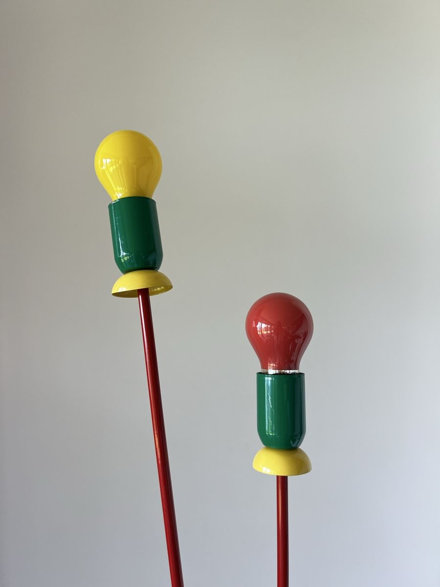 Lampade: Memphis Style Vintage Floor Lamp - 80s Postmodern – Usato da Oberägeri venduto da Theonose74 1