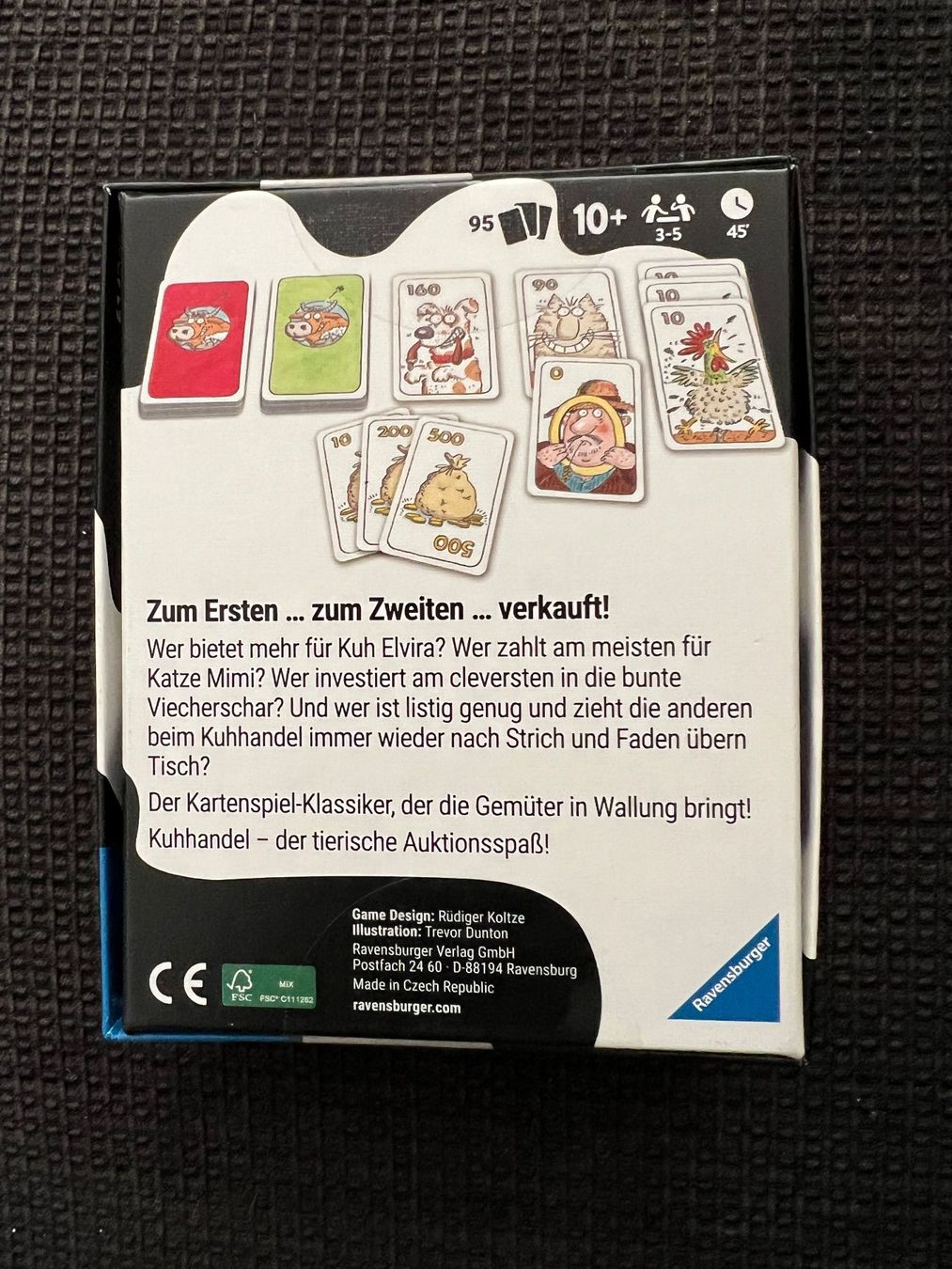 Ravensburger Giochi: Kuhhandel Gesellschaftsspiel – Nuovo e nell'imballaggio originale da Zürich venduto da Claudia2206 1