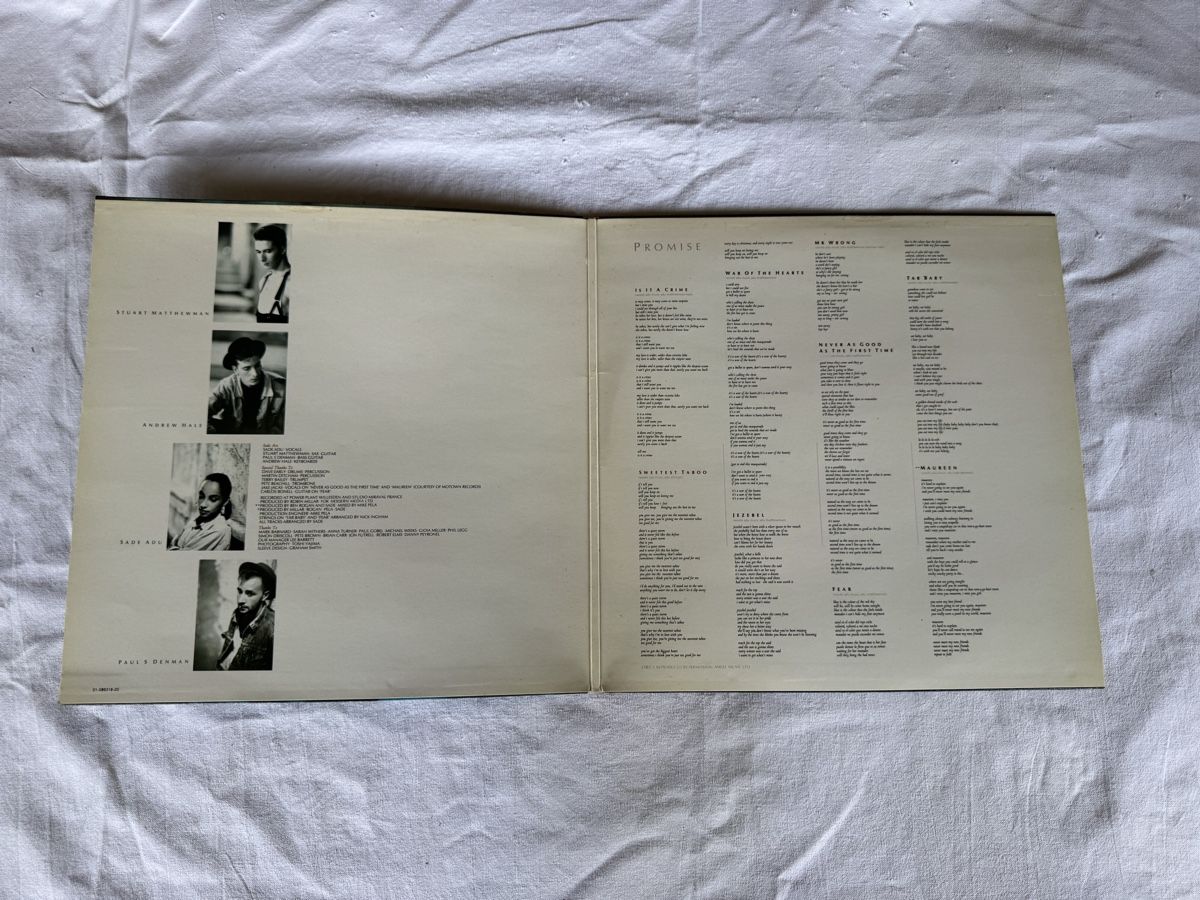 Dischi in vinile: Sade vinyle 33 tours – Usato da GRAND - LANCY venduto da petitpain67 1