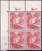 1936/38, Val Leventina Nr. 205z, Viererblock postfr.**.