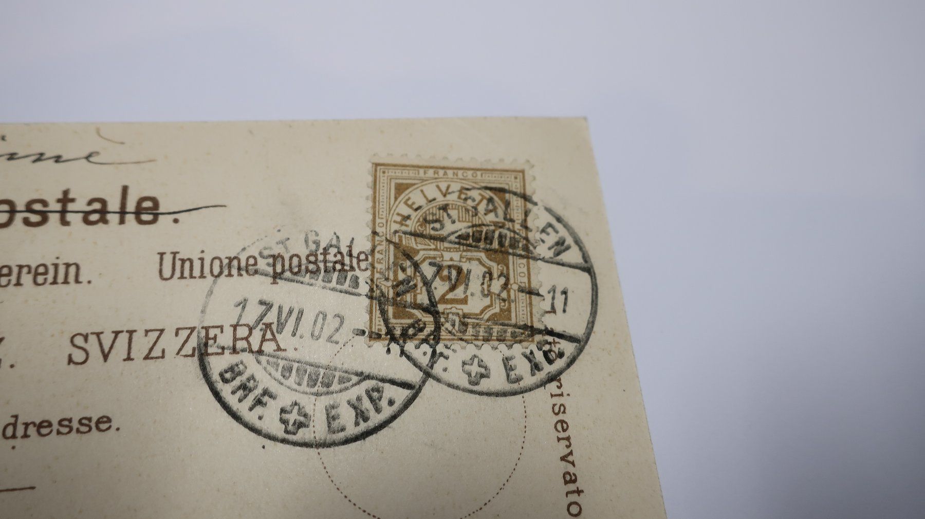 Cartoline postali: St. Gallen Stadtpark  1902 – Usato da Cormoret venduto da Pascalll2001 5
