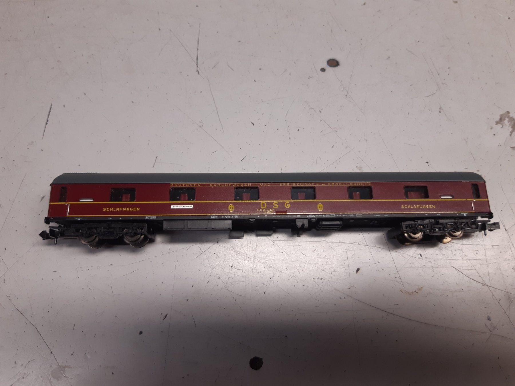 Trix Modellini di ferrovie: DSG Schlafwagen Spur N, Trix – Usato da Mitlödi venduto da blackgnat79 3