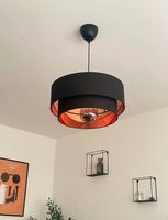 ORO Lampenschirm Schwarz/Kupfer 50cm