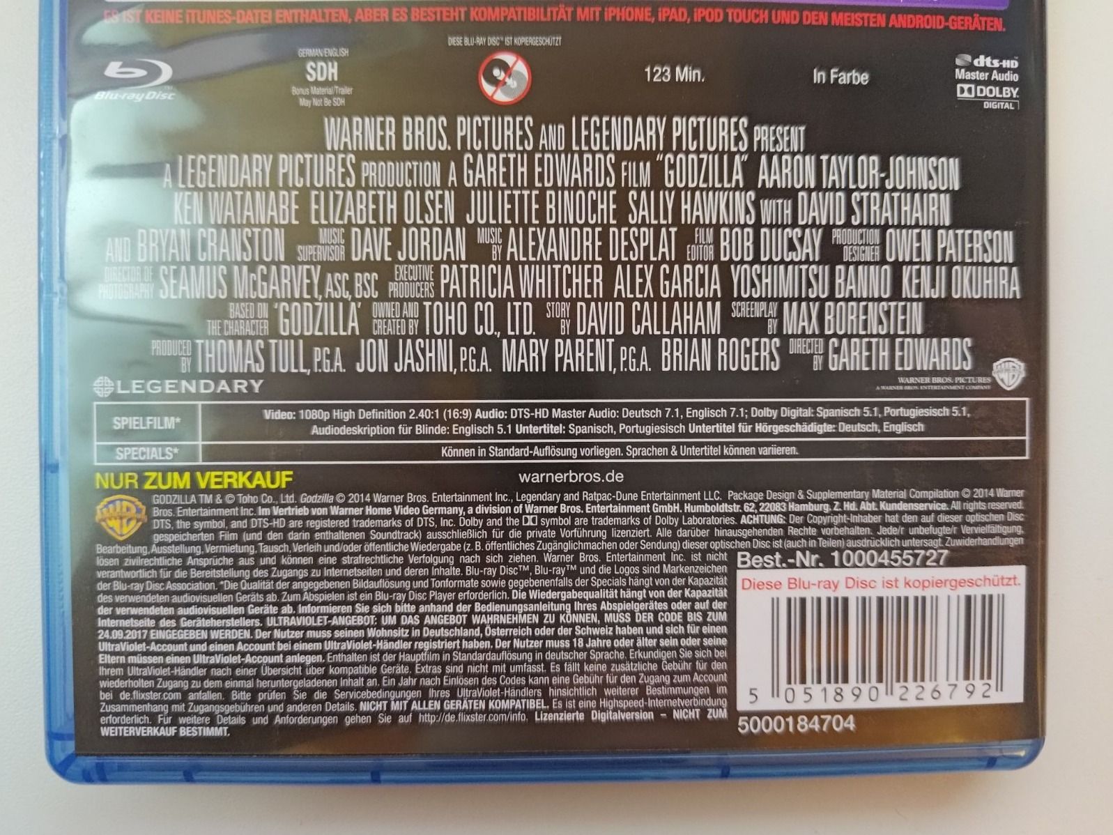 Alle DVDs: Godzilla – Gebraucht aus Liestal von Kratzilla 3