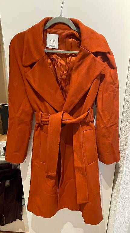 Mango Cappotti: MANGO eleganter Mantel mit Bindegürtel – Usato da Bülach venduto da pet_7dms